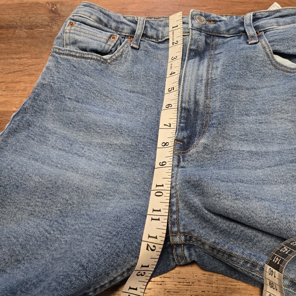 Stradivarius Classic Blue Boot Cut Jeans High Rise Size 8 40 - Picture 6 of 8